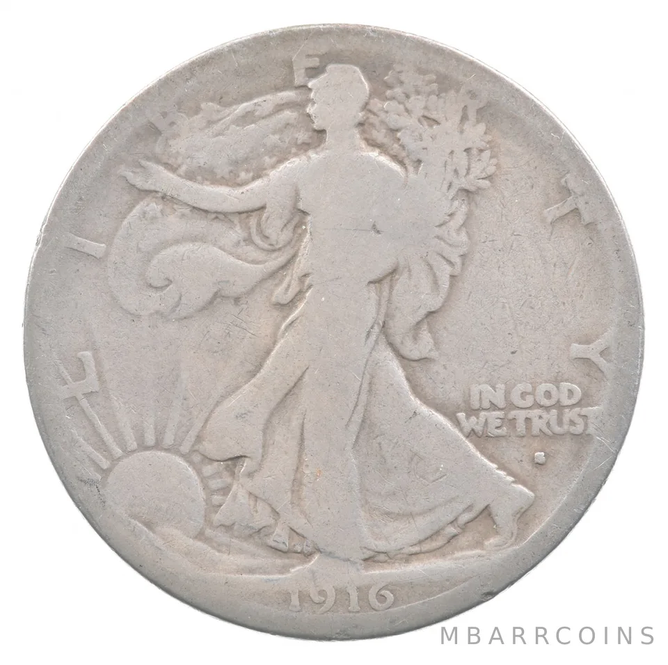 1916-S Walking Liberty Half Dollar *6680
