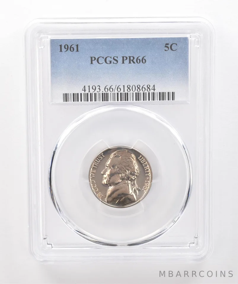 1961 Jefferson Nickel PR66 PCGS Beautiful Tone *1888
