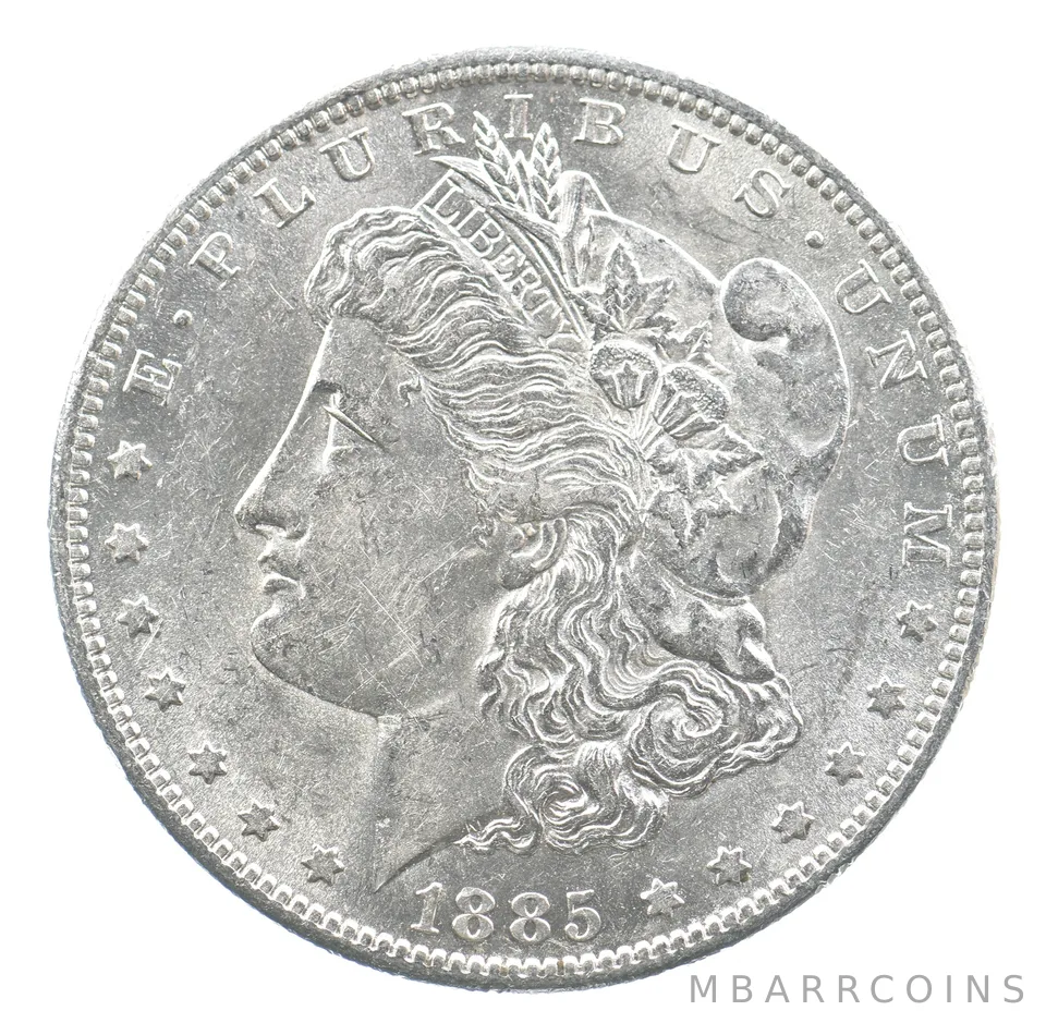 1885-S Morgan Silver Dollar a3388