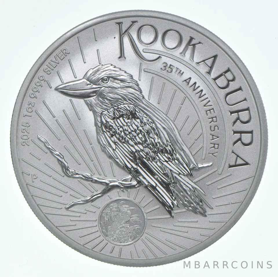 2025 Australia 1 Dollar 1 Oz Silver Kookaburra