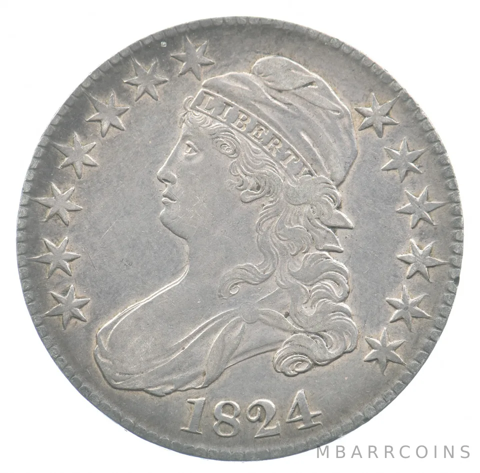 1824 Capped Bust Half Dollar *4819