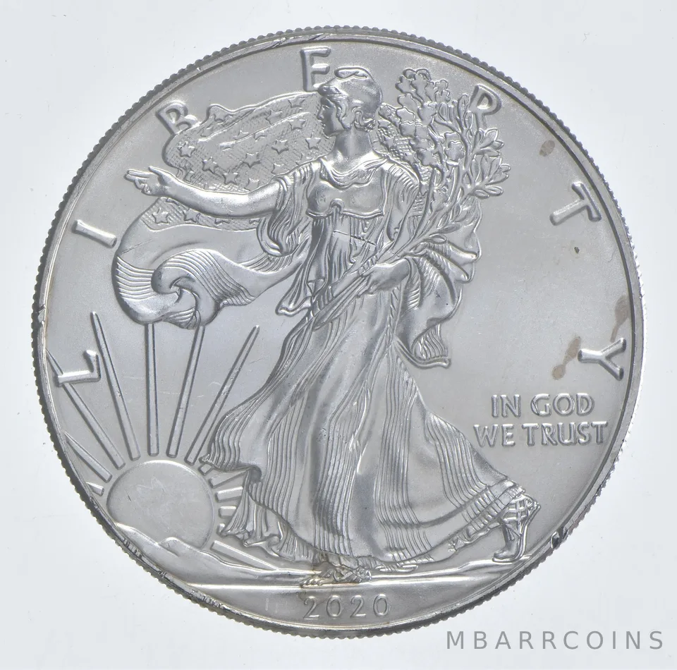 Better Date 2020 American Silver Eagle 1 Troy Oz .999 Fine Silver *591