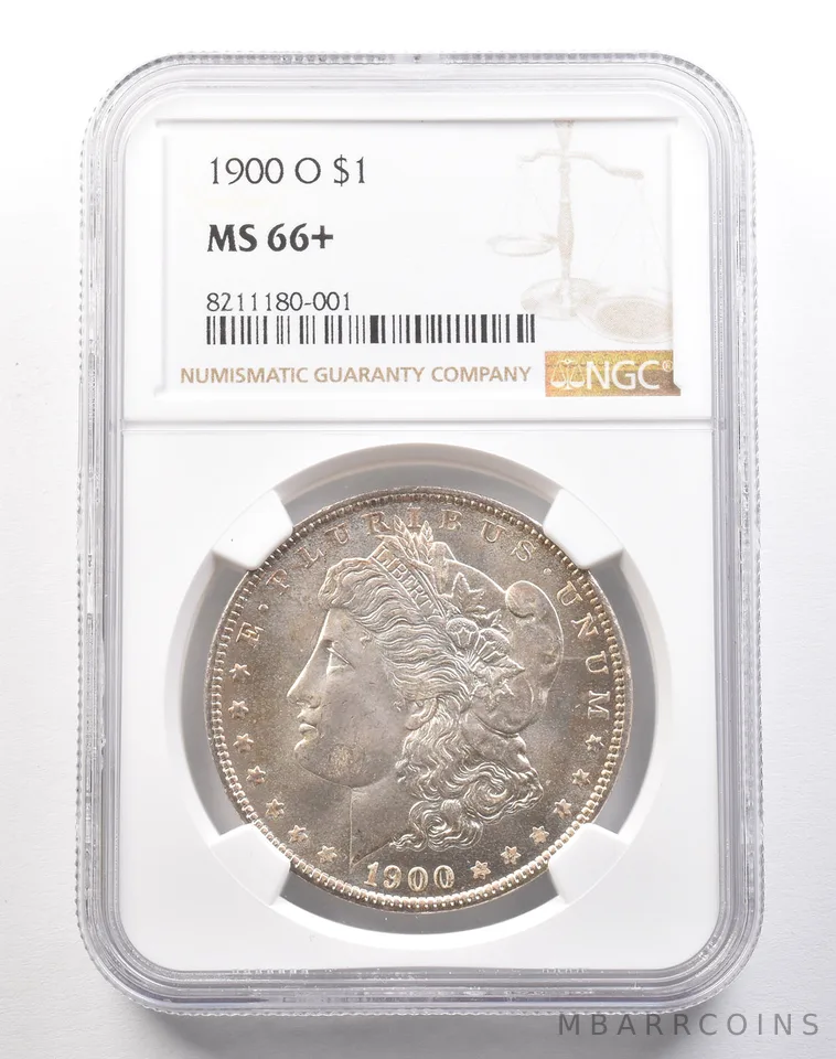 1900-O Morgan Silver Dollar MS66+ NGC *1848