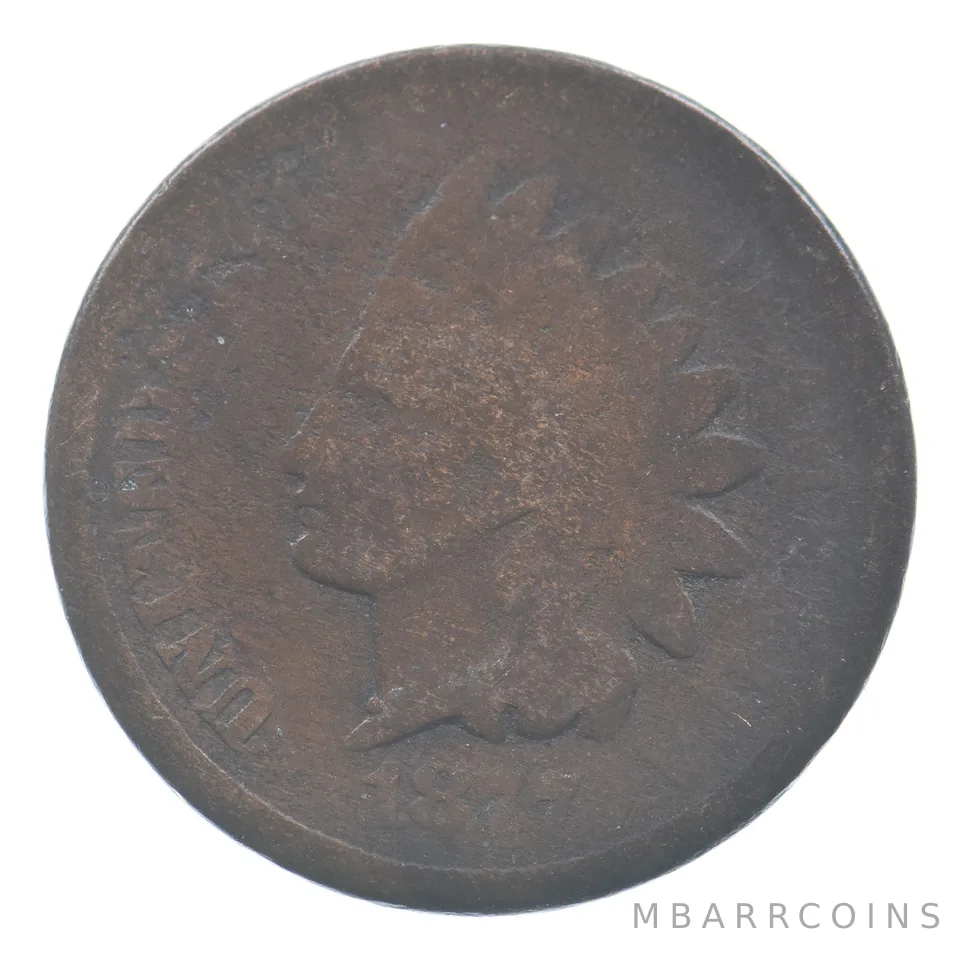 1877 Indian Head Cent *8832