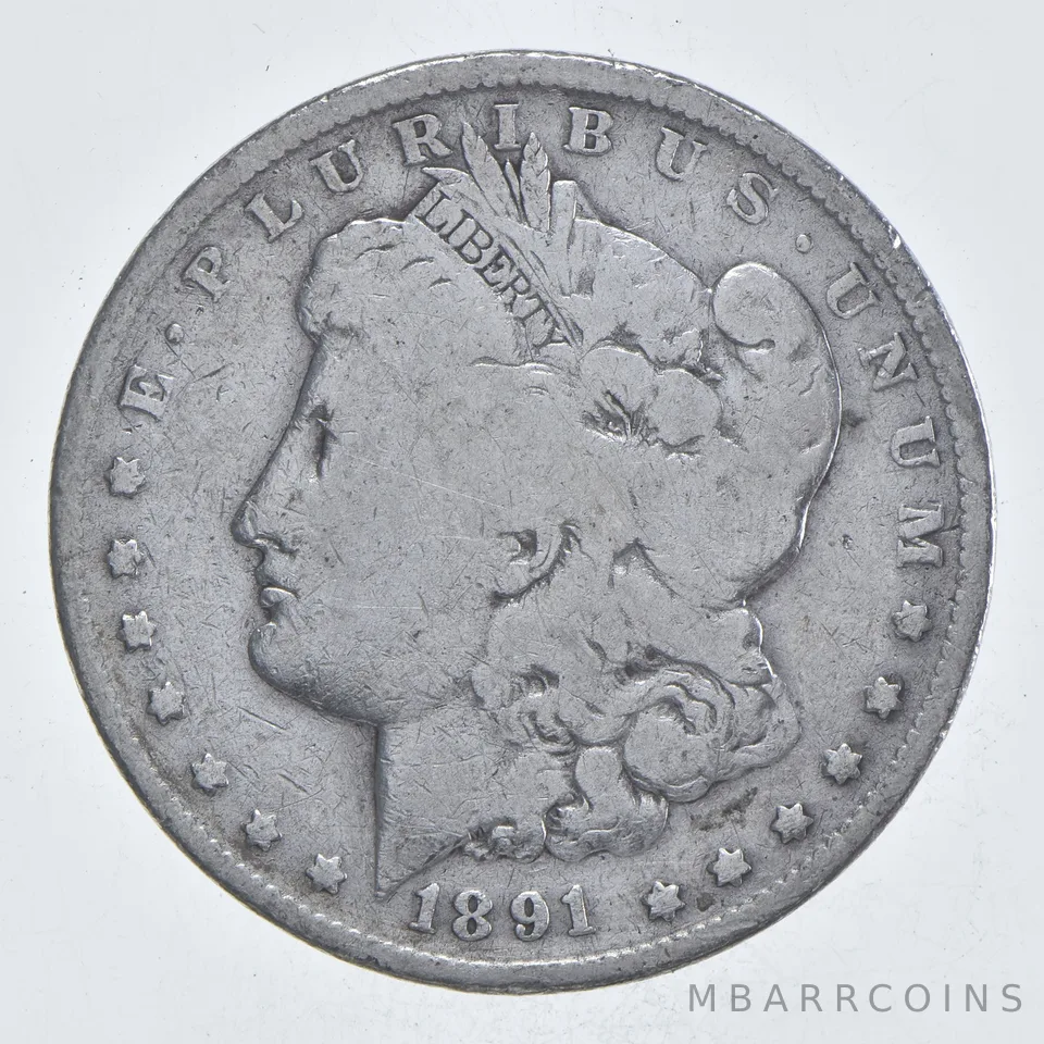 Early - 1891-O Morgan Silver Dollar - 90% US Coin *995