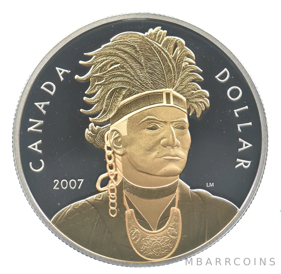 2007 Canada Silver Dollar Thayendanegea *2419