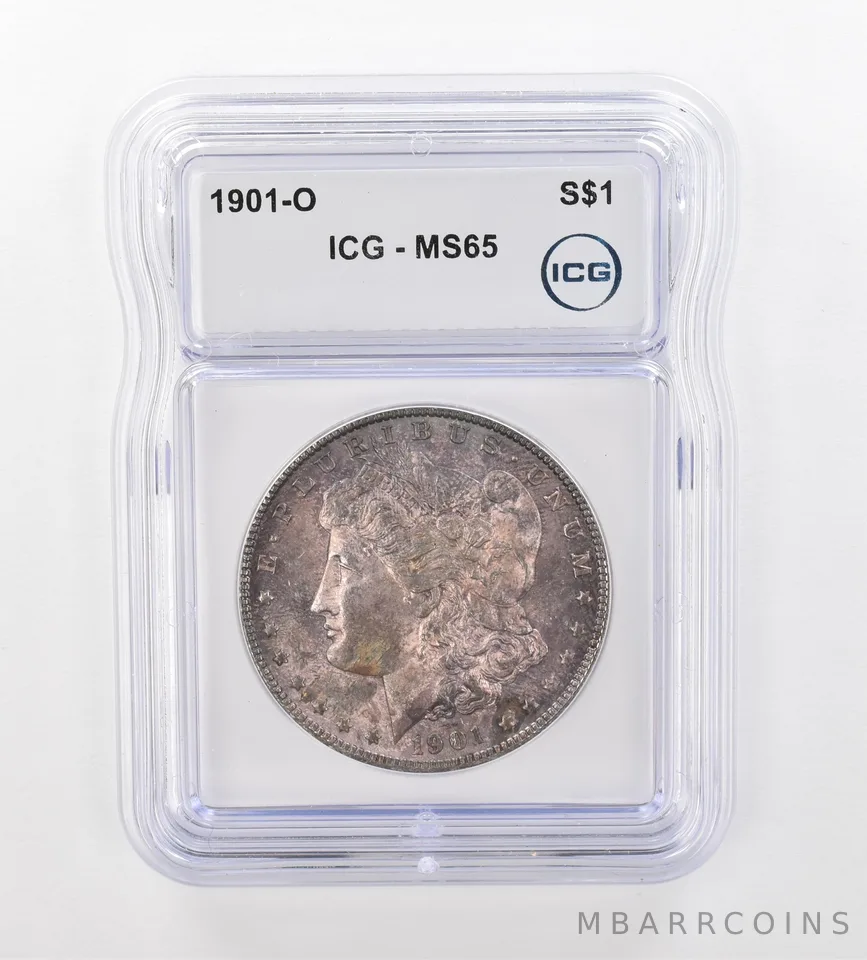 1901-O Morgan Silver Dollar MS65 ICG Beautiful Tone *0994