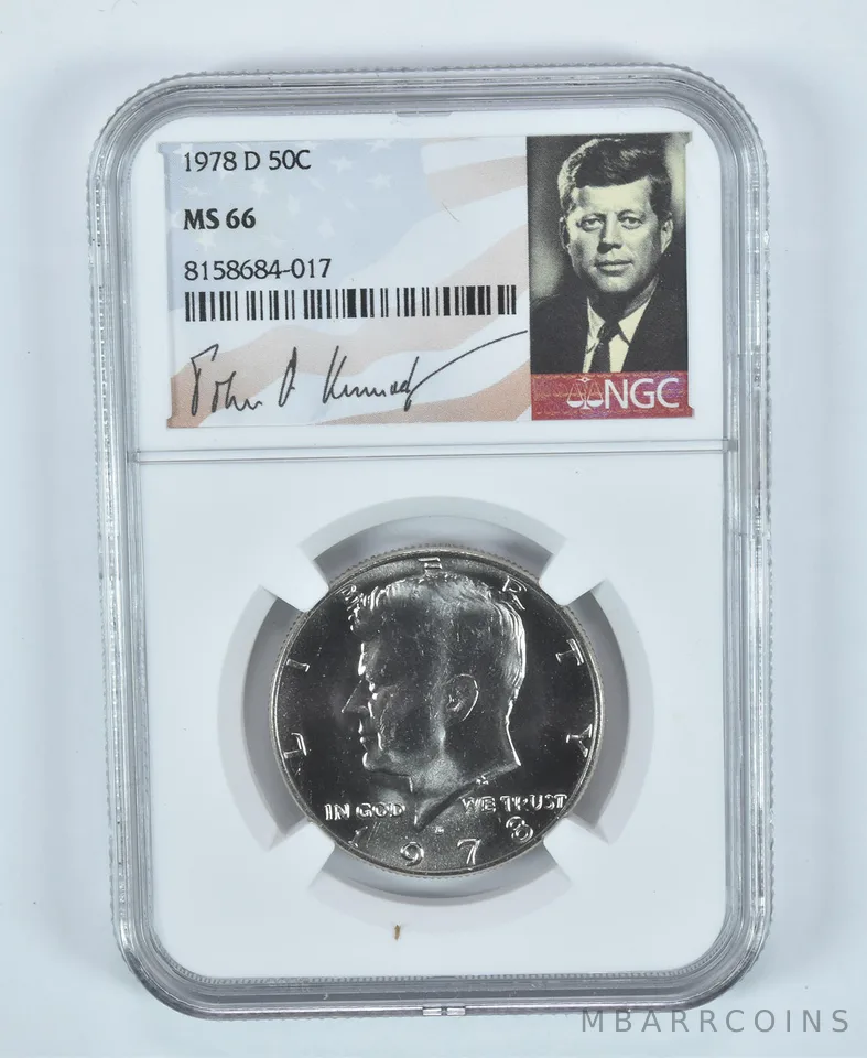1978-D Kennedy Half Dollar MS66 NGC Special Label