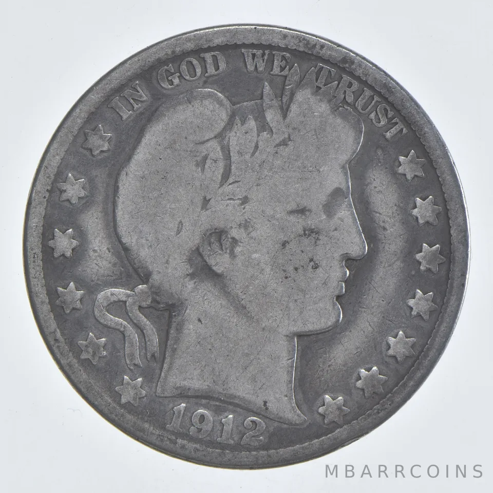 1912-D Barber Half Dollar Estate Coin Collection *949