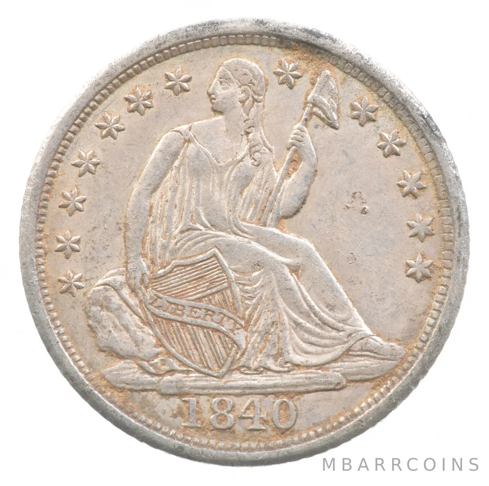 1840 Seated Liberty Half Dime a4809