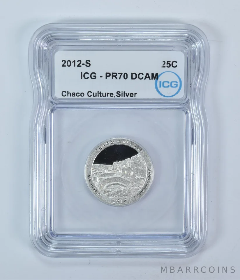 2012-S Washington Quarter ATB Chaco Culture Silver PR70 DCAM ICG