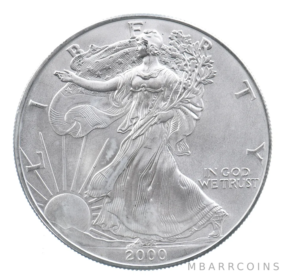 Better Date 2000 American Silver Eagle 1 Troy Oz .999 Fine Silver *725