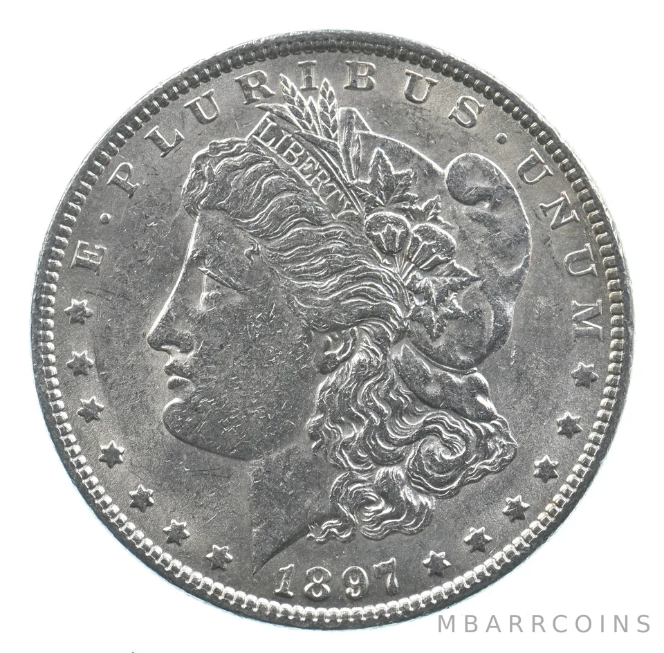 Early - 1897 Morgan Silver Dollar - 90% US Coin *746