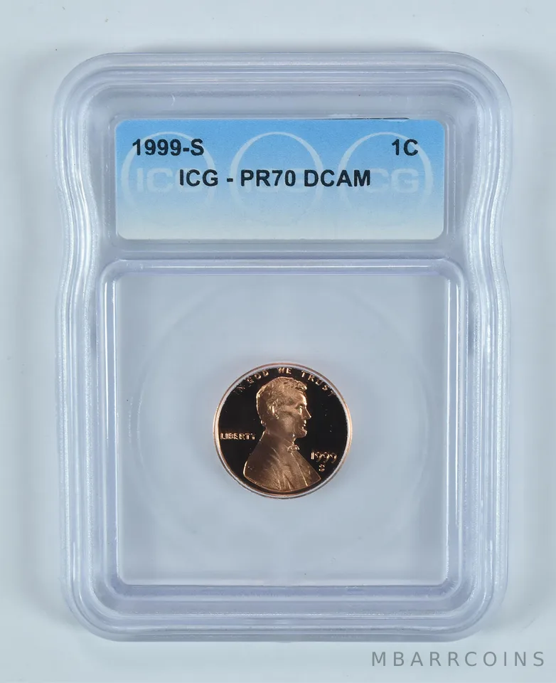 1999-S Lincoln Memorial Cent PR70 DCAM ICG