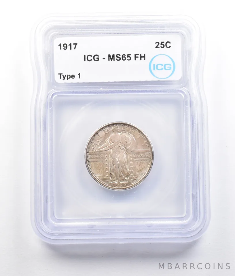 1917 Standing Liberty Quarter Type 1 MS65 FH ICG *2745