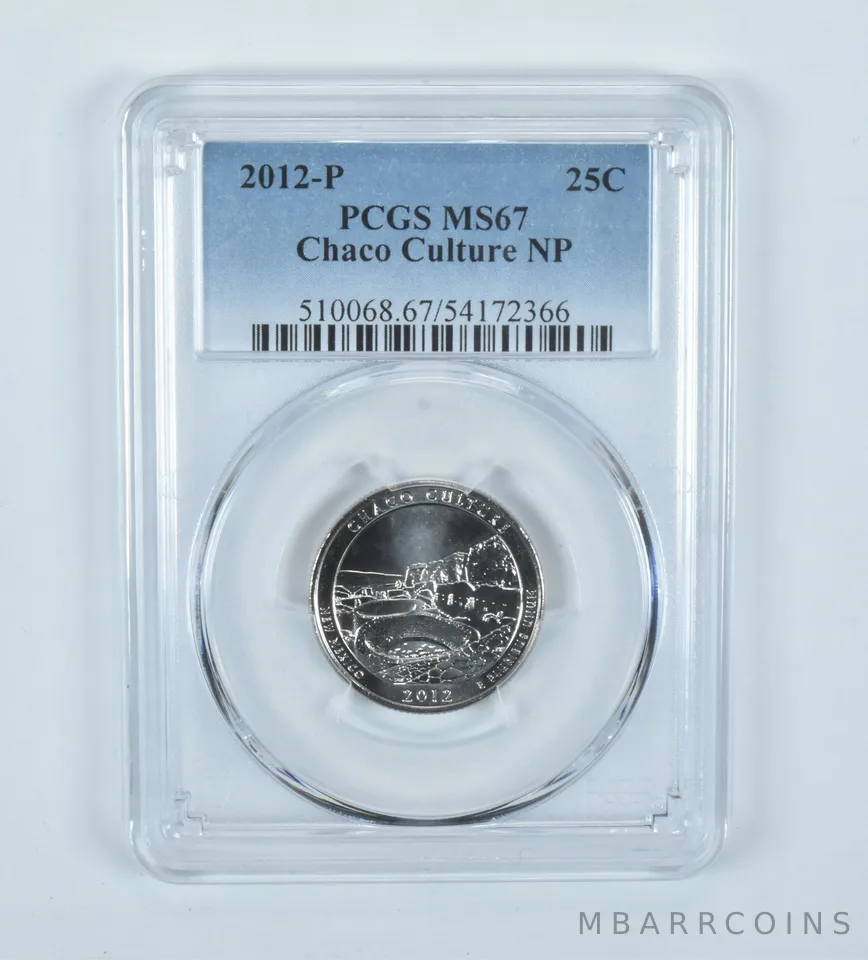 2012-P Washington Quarter ATB Chaco Culture MS67 PCGS