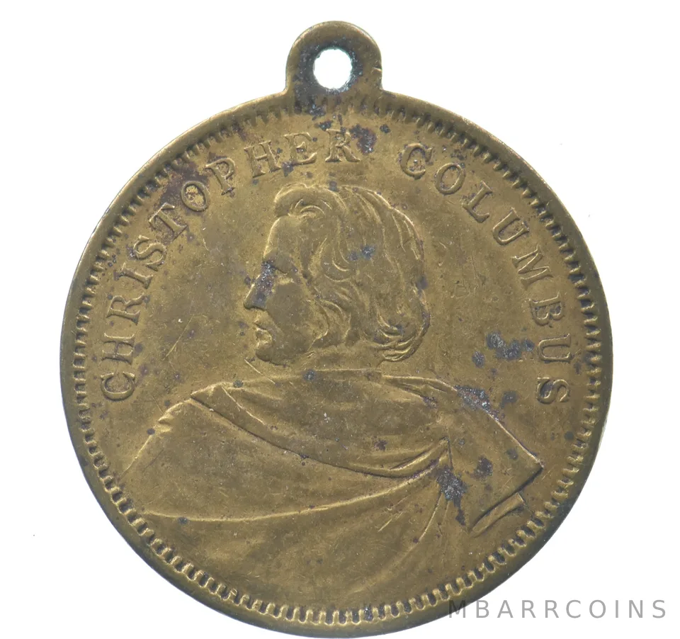 Christopher Columbus - World's Exposition Medal *5067