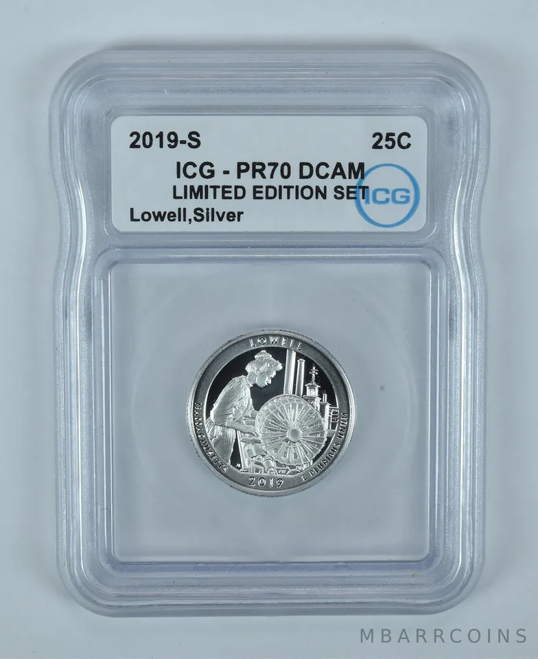 2019-S Washington Quarter ATB Lowell Limited Edition PR70 DCAM ICG