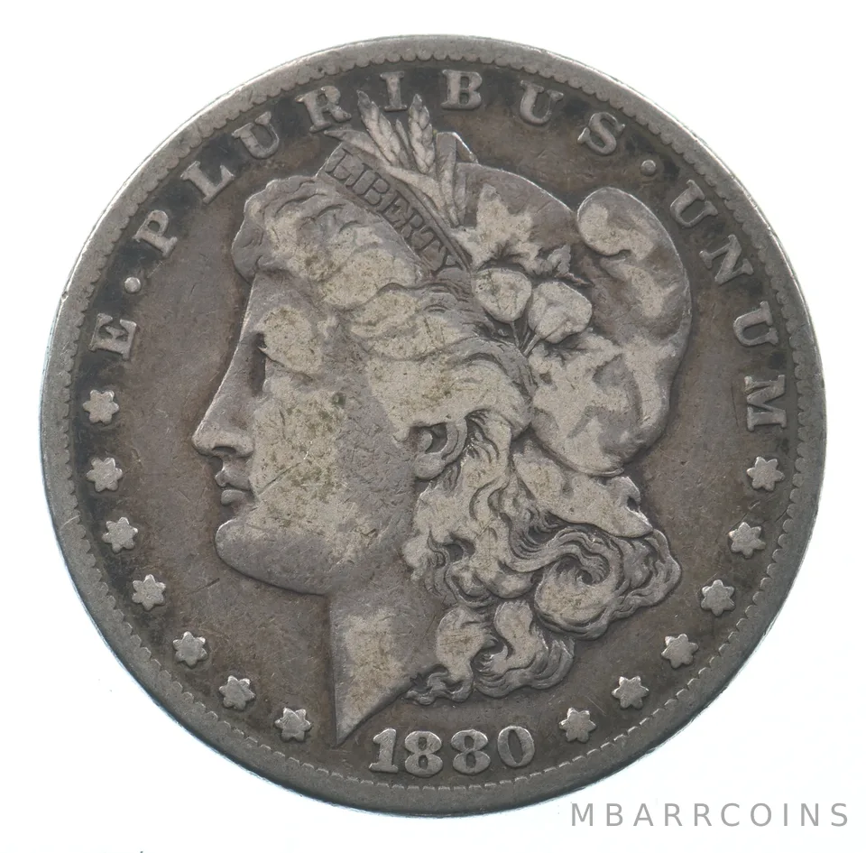 Early - 1880-S Morgan Silver Dollar - 90% US Coin *592