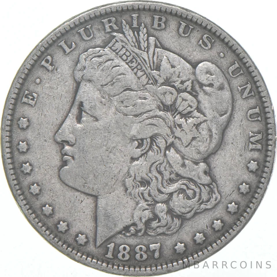 VF 1887 (P) Morgan Silver Dollar (1 coin)