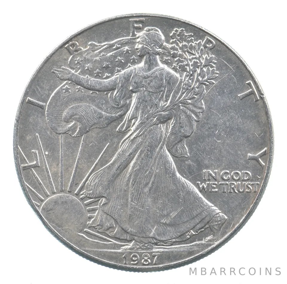 Better Date 1987 American Silver Eagle 1 Troy Oz .999 Fine Silver *815
