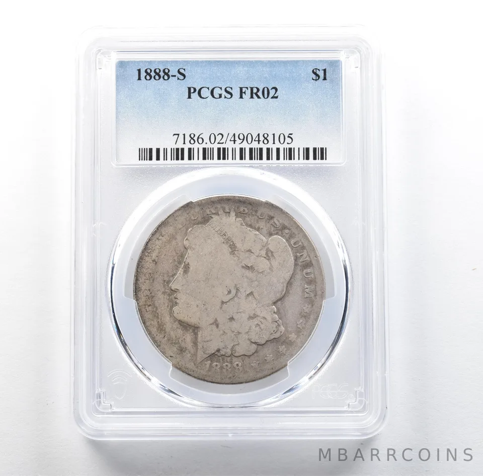 1888-S Morgan Silver Dollar FR02 PCGS Lowball