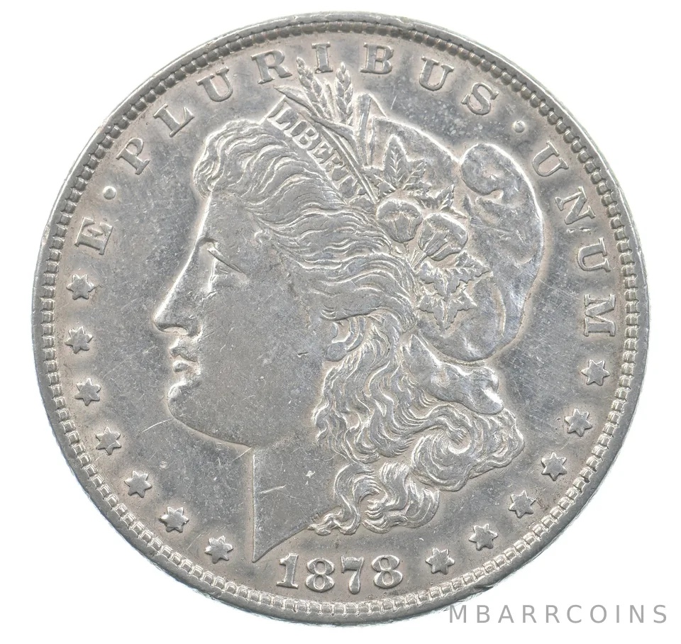 1878 Morgan Silver Dollar 7/3 Tail Feathers *0663