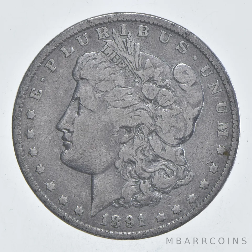 Early - 1891-O Morgan Silver Dollar - 90% US Coin *948
