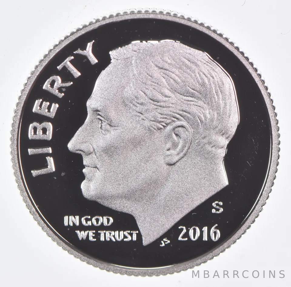 2016-S Roosevelt Dime Proof 90% Silver