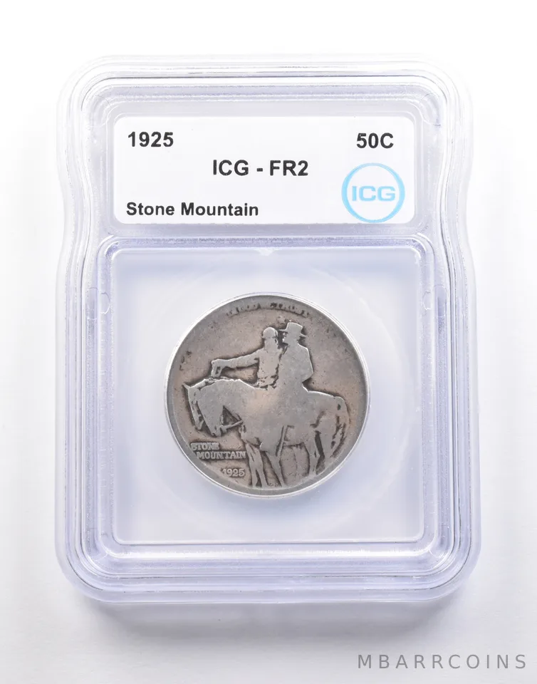 1925 Stone Mountain Commemorative Half Dollar FR2 ICG Lowball *5231