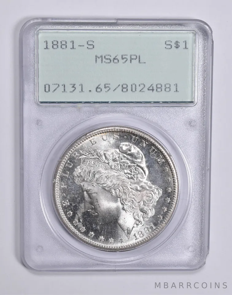 MS65 PL 1881-S Morgan Silver Dollar PCGS Rattler Upgrade? *0317
