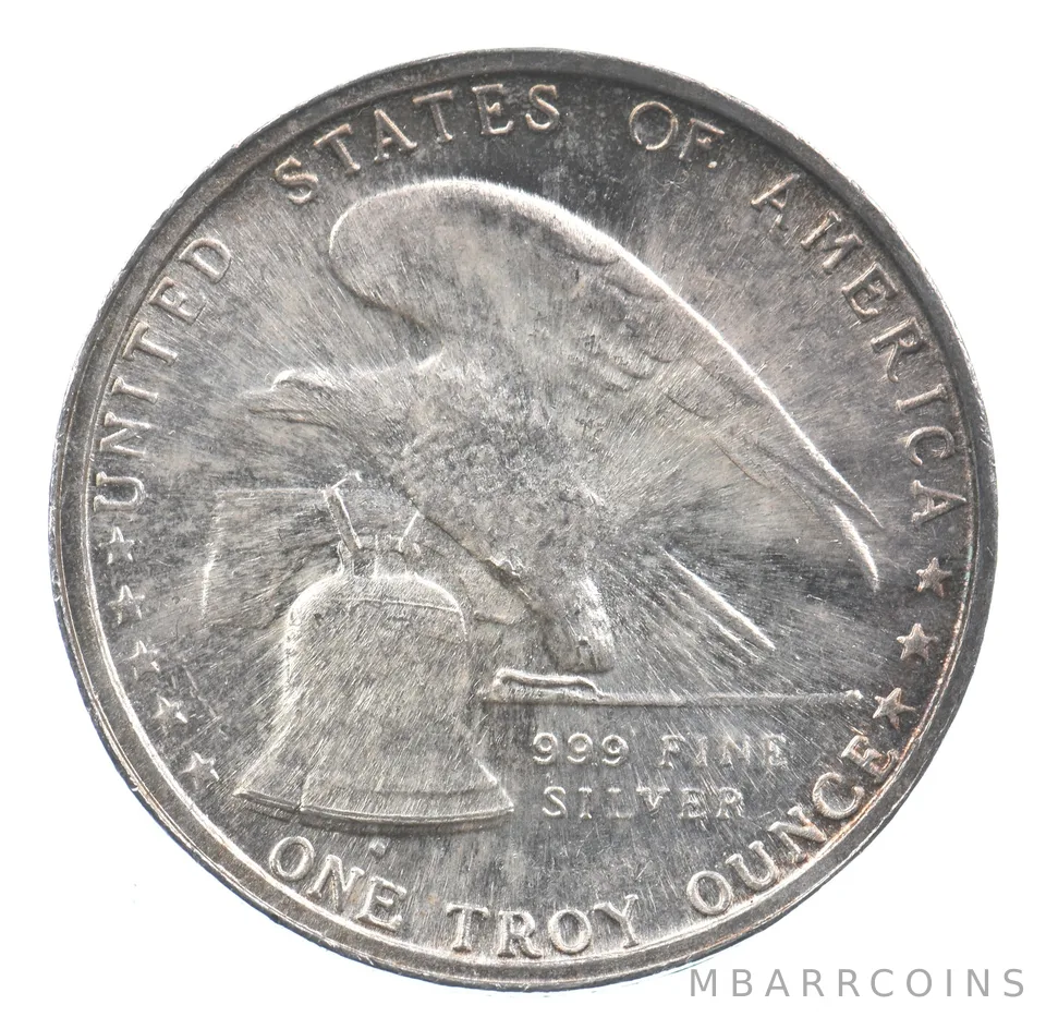 VINTAGE Art Bar/Round Rarities Mint Saint-Gaudens Liberty Silver 1 T Oz *220