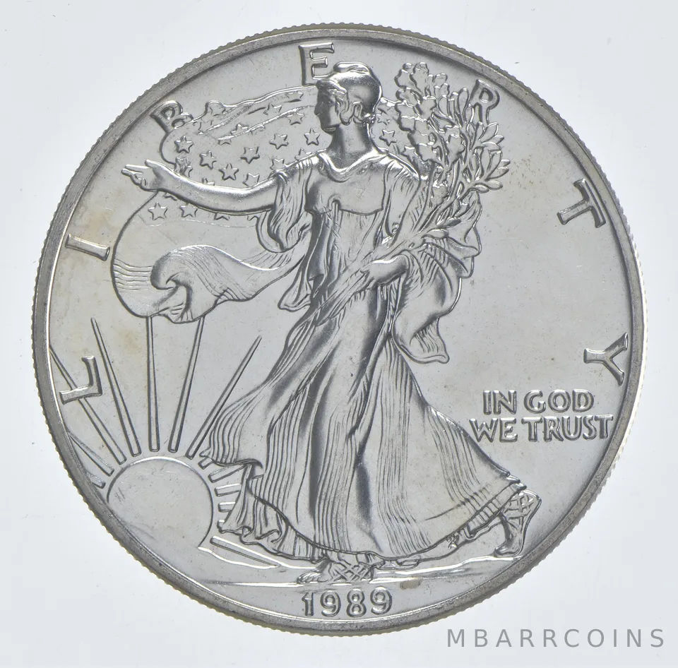 Better Date 1989 American Silver Eagle 1 Troy Oz .999 Fine Silver *627