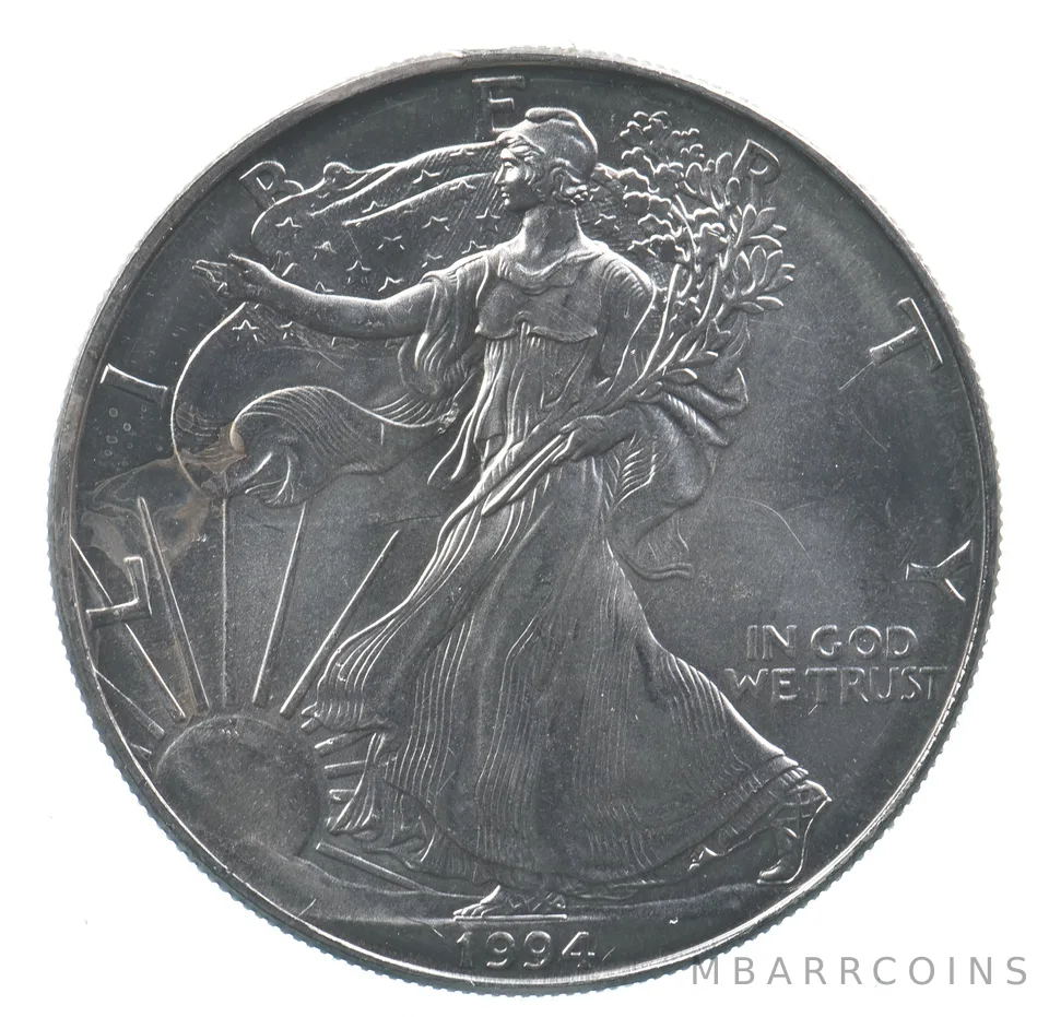 Better Date 1994 American Silver Eagle 1 Troy Oz .999 Fine Silver *674