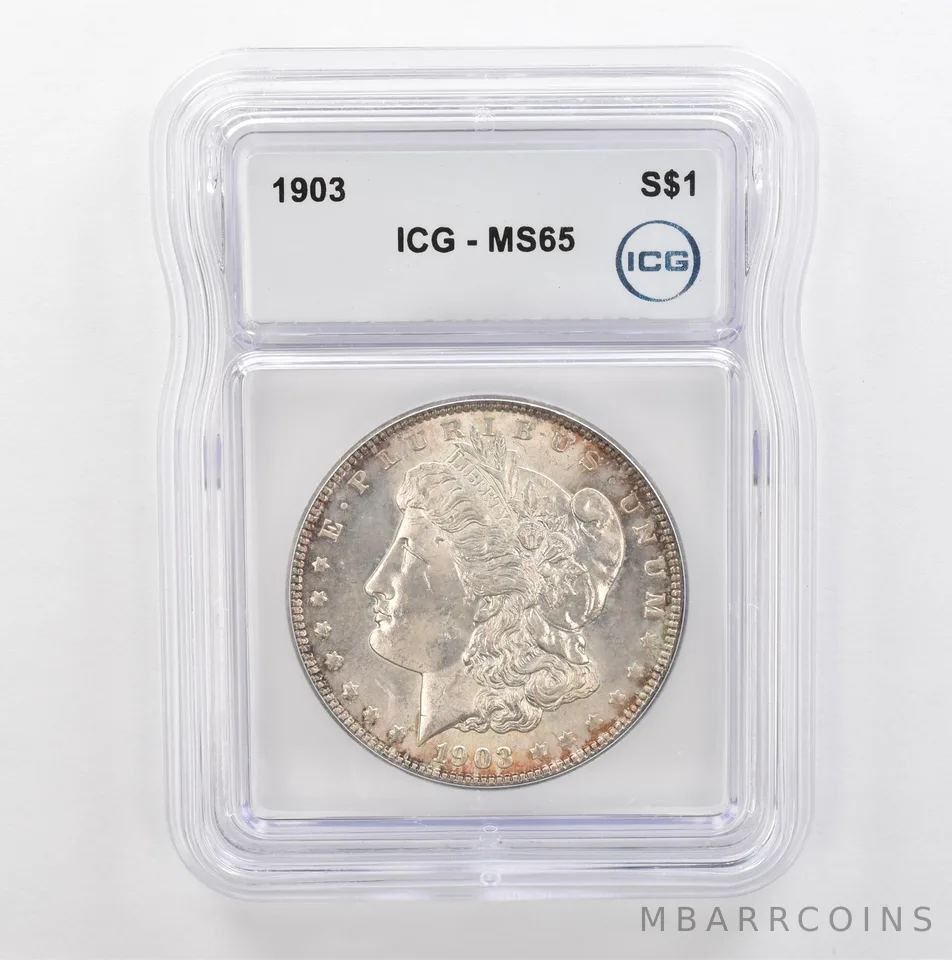 1903 Morgan Silver Dollar MS65 ICG Beautiful Tone *5366