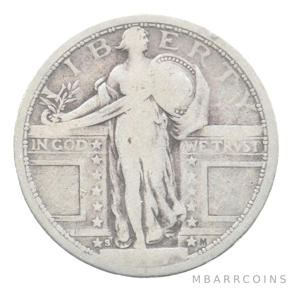 1917-S Standing Liberty Quarter *3892