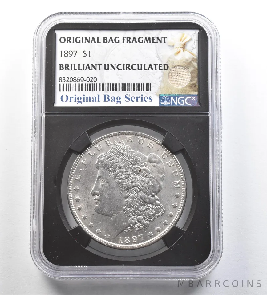 1897 Morgan Silver Dollar BU NGC *7214