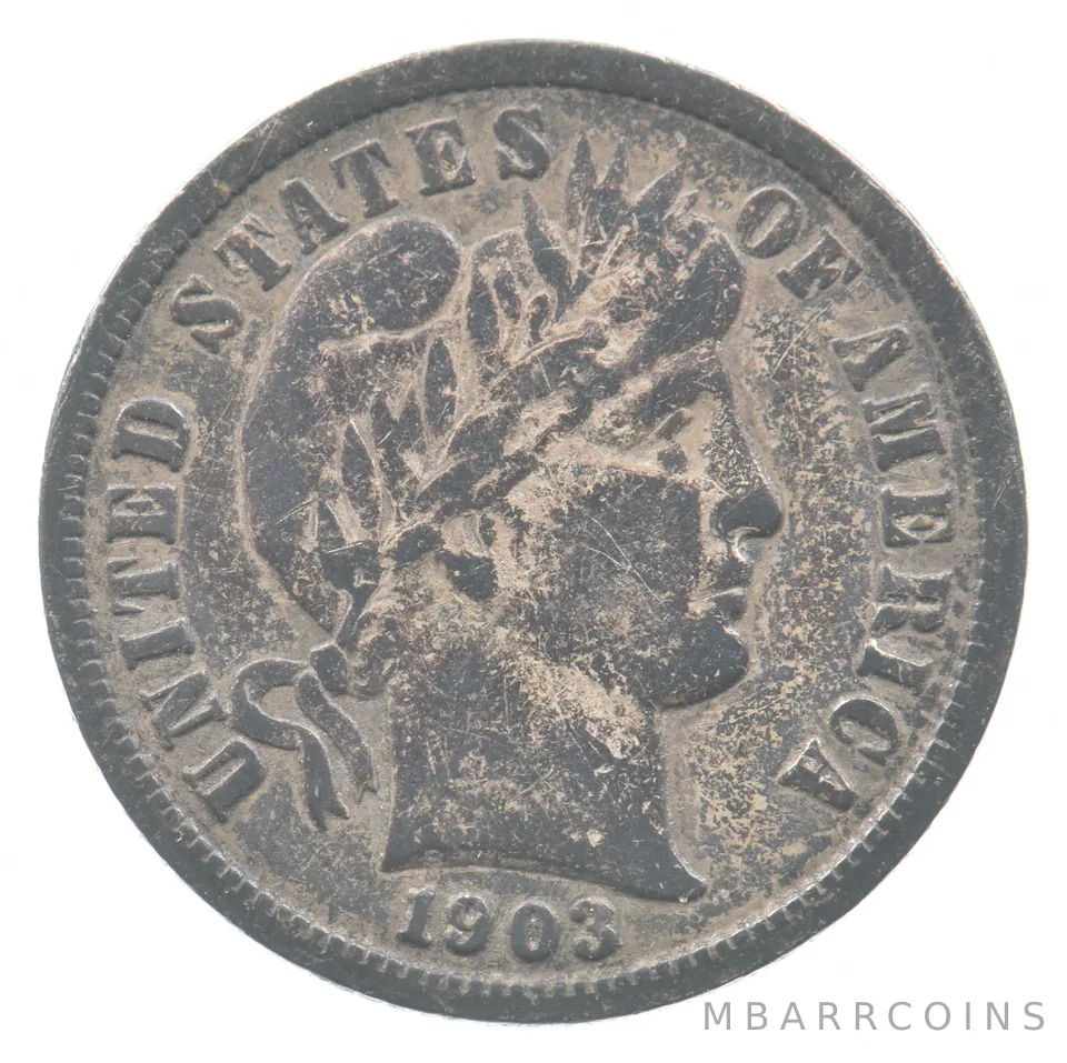 1903-S Barber Dime *7514