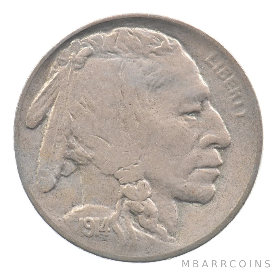 1914-S Indian Head Buffalo Nickel *9073