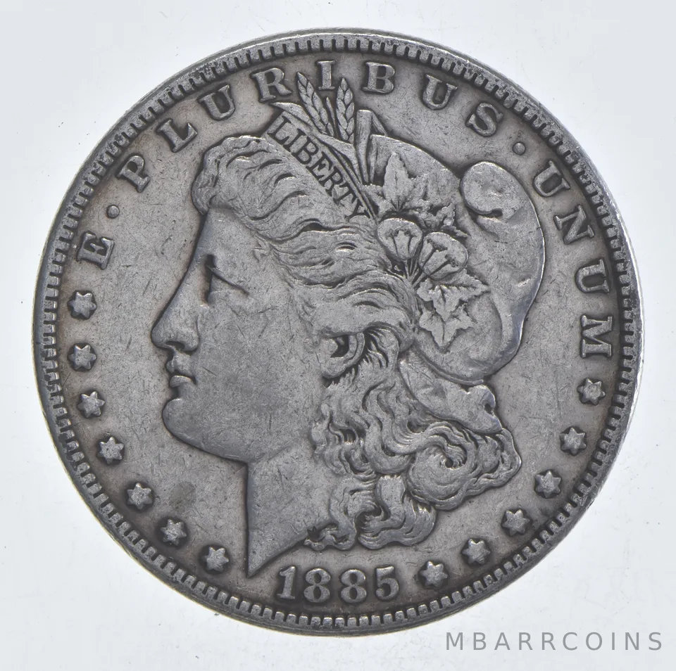 Early - 1885 Morgan Silver Dollar - 90% US Coin *050
