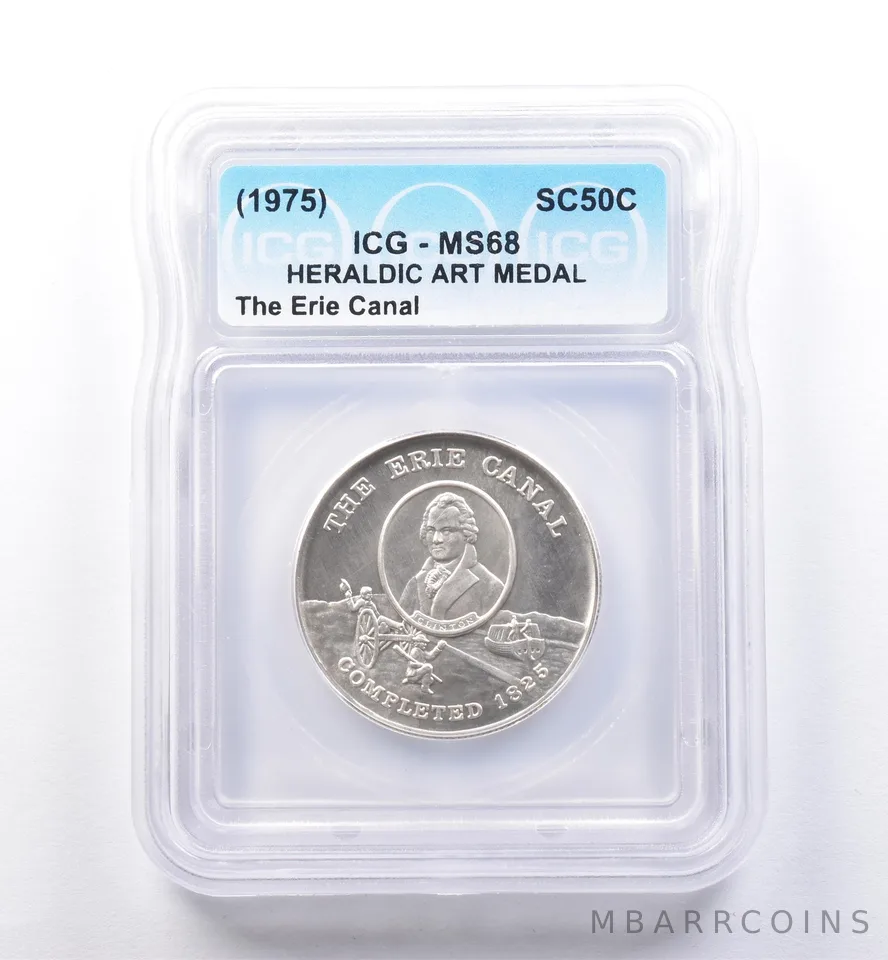 (1975) So Called Half Dollar The Erie Canal MS68 ICG *8517