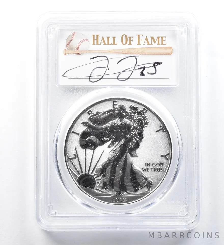 2019-W American Silver Eagle Thomas Enhanced Reverse PR70 PCGS a1215
