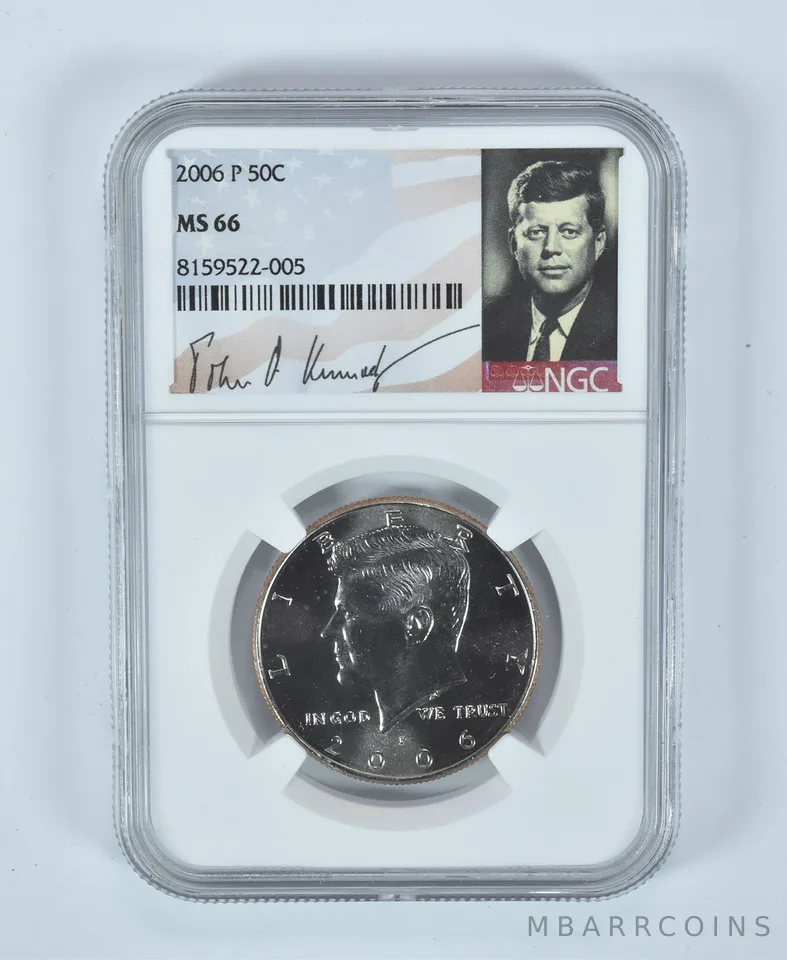 2006-P Kennedy Half Dollar MS66 NGC Special Label