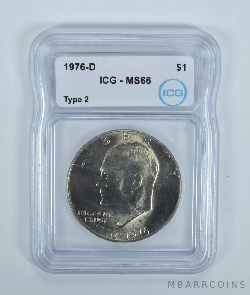 1976-D Eisenhower $1 Type 2 MS66 ICG