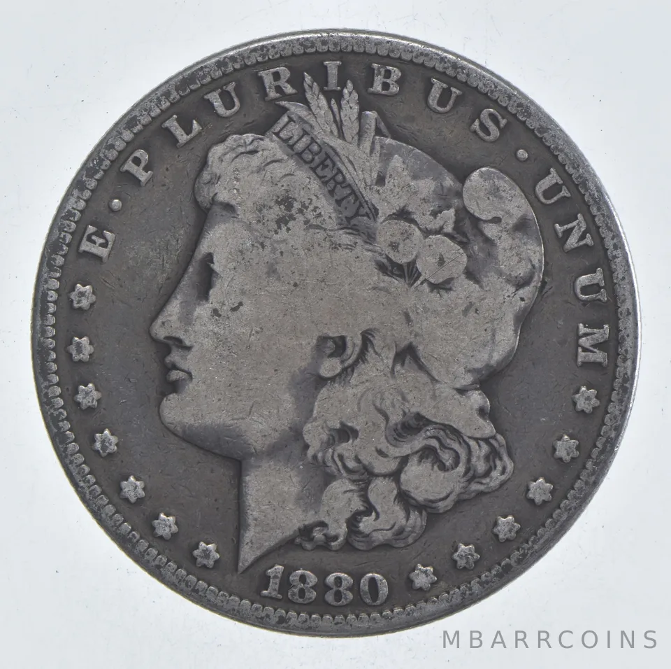 Early - 1880-S Morgan Silver Dollar - 90% US Coin *080