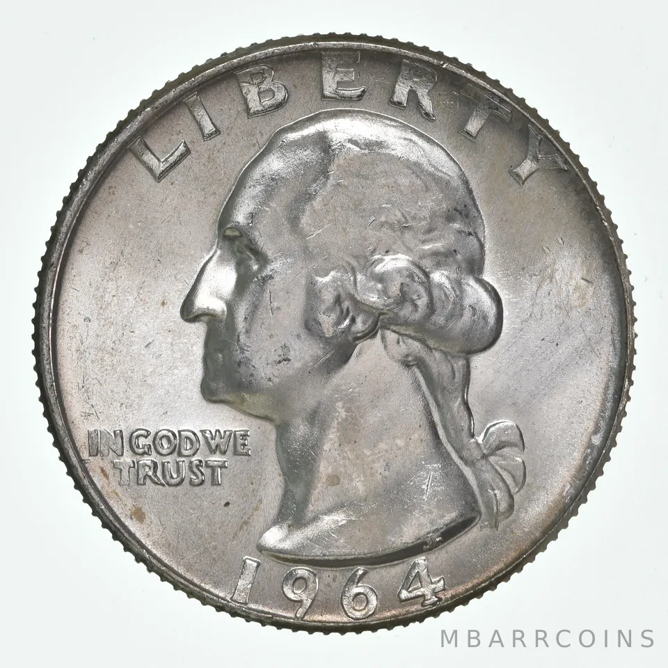 1964-D Washington Quarter - Great Tone *4255