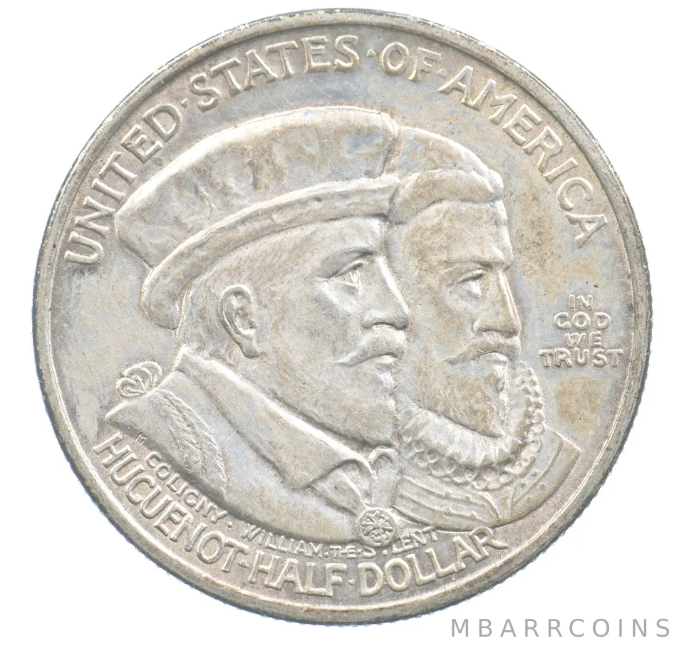 1924 Huguenot Commemorative Half Dollar *0076