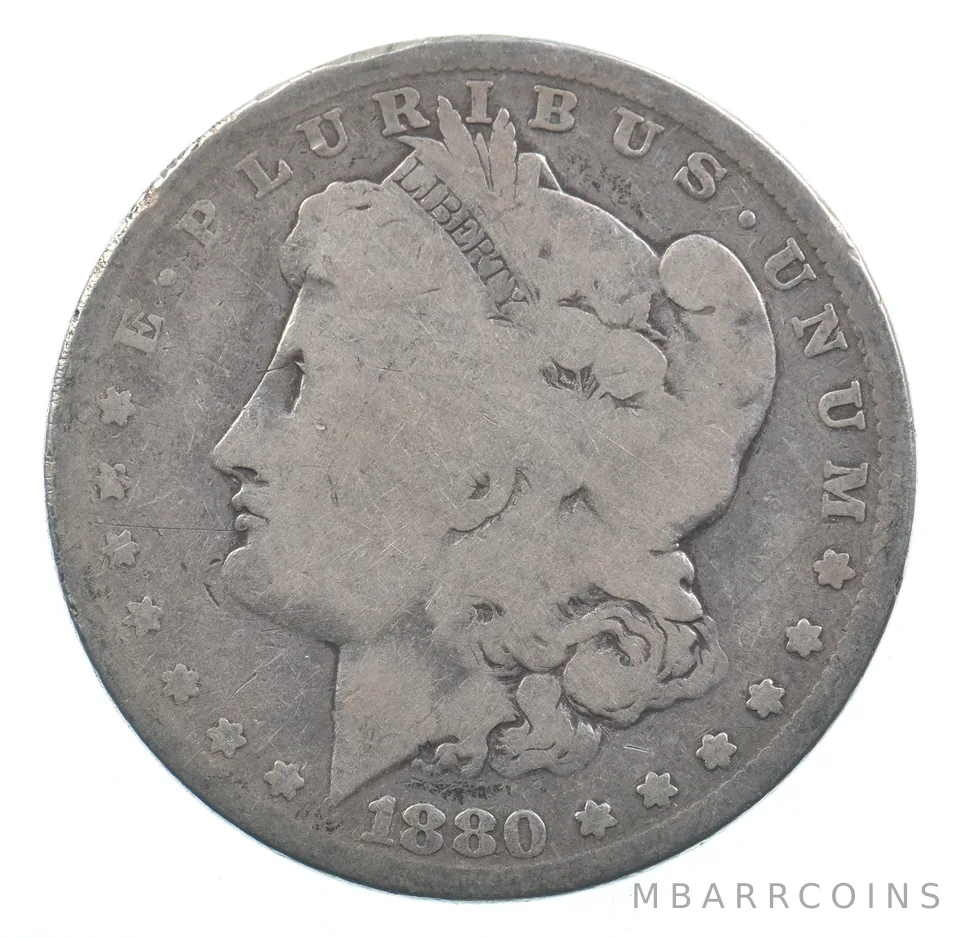 Early - 1880 Morgan Silver Dollar - 90% US Coin *896