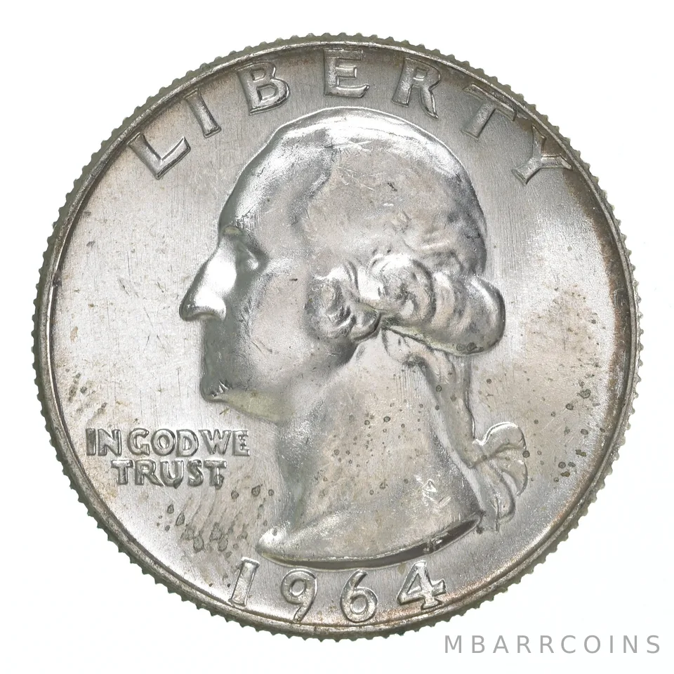 1964-D Washington Quarter- Great Tone *4251