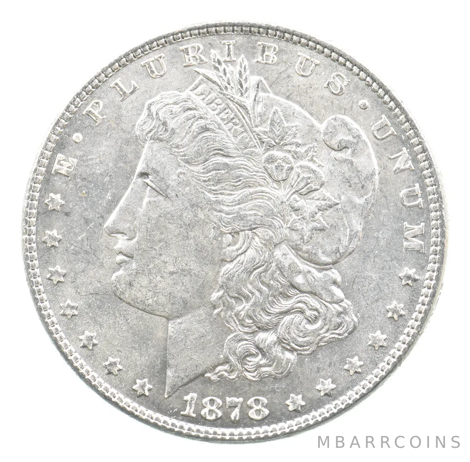 1878 7TF Morgan Silver Dollar Reverse Of 78 a1840